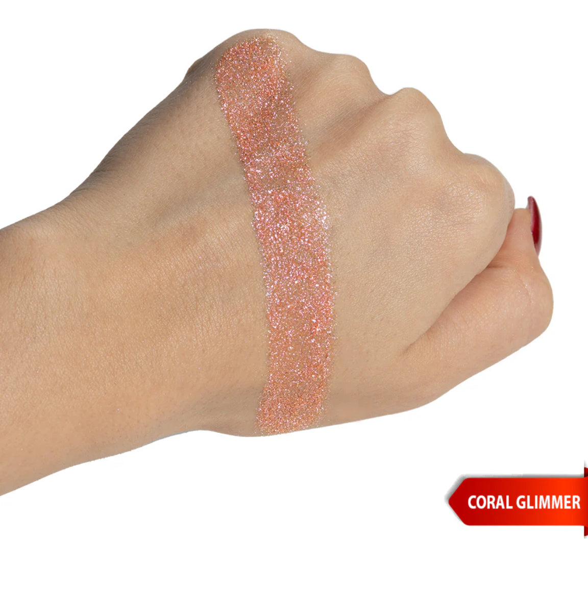 Character - Chromatic Sparkling Eyeshadow Powder - Coral Glimmer (CHE005)