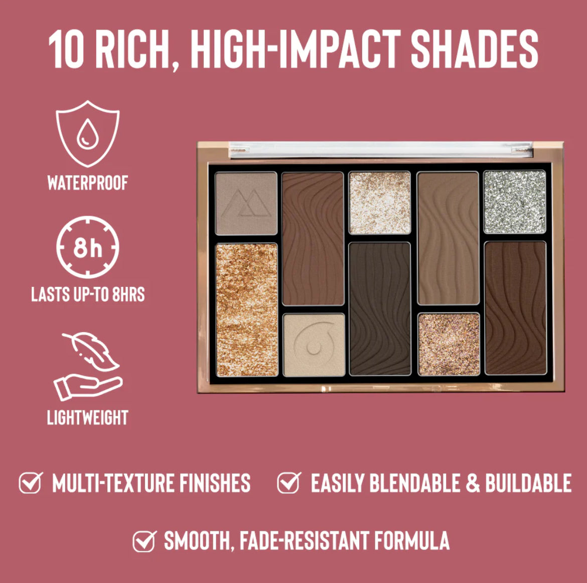 Character - 10 Color Eyeshadow Palette - CEP002
