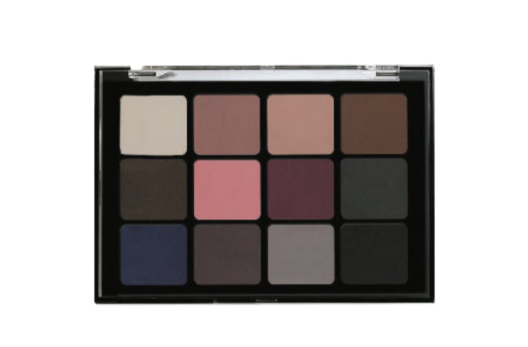 VISEART - 12 COLOR EYESHADOW Palette( COOL MATTES ) - VPE07