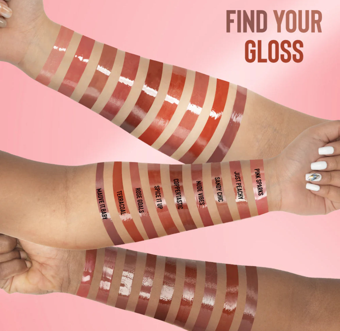 Character Glow Goddess Lip Gloss - GOD001 Pink