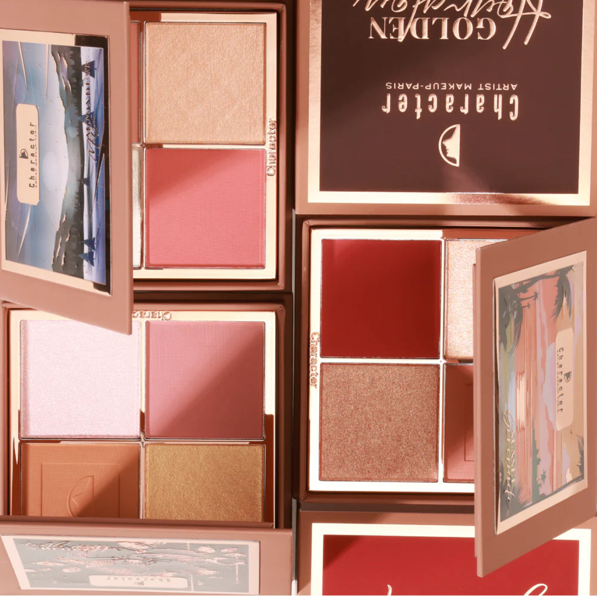 Character 4 Color Blush & Highlighter Palette (CGP001)