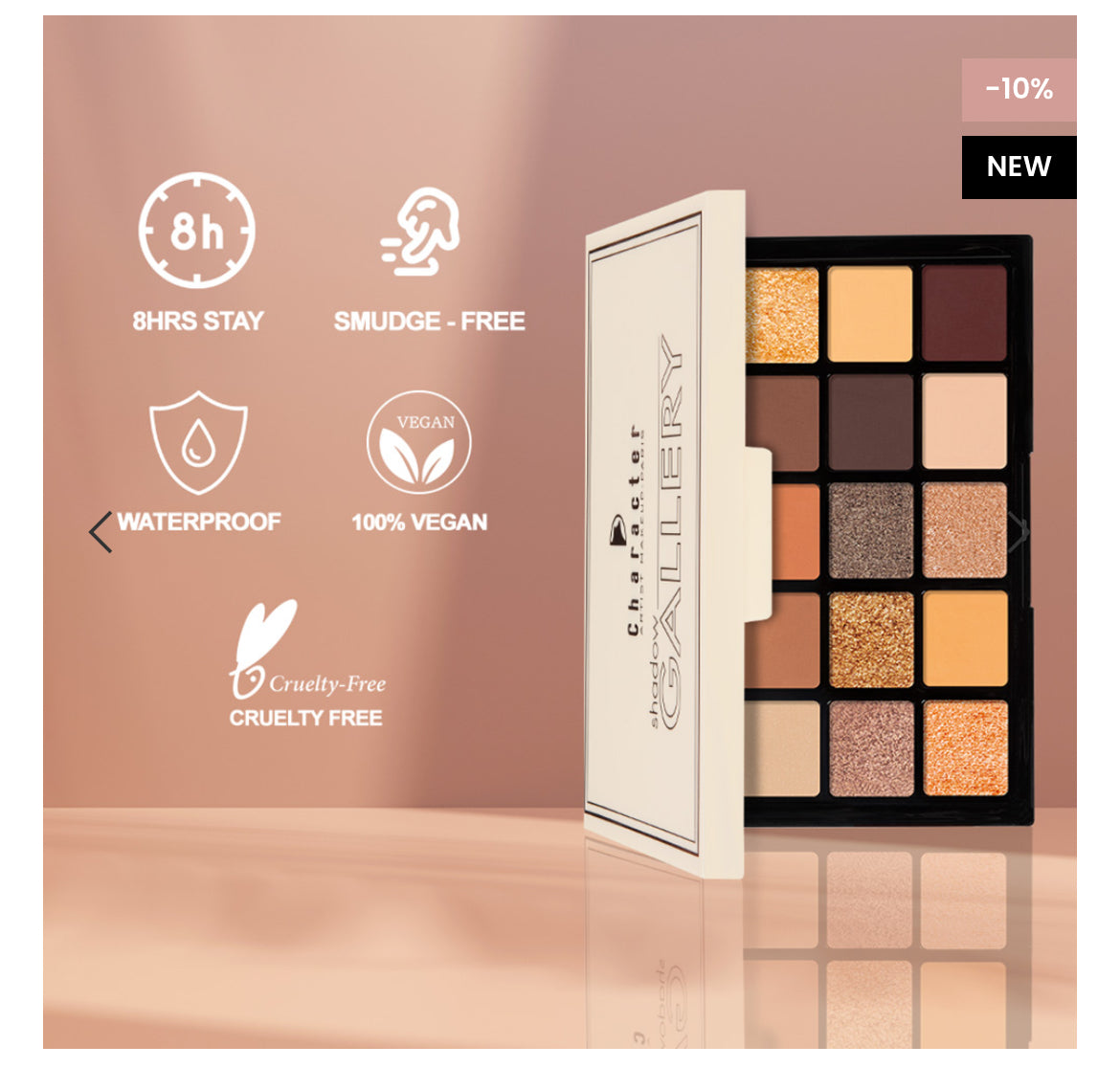 Character Shadow Gallery 20 Color Eyeshadow Palette SGE003