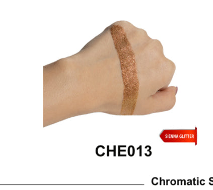 Character - Chromatic Sparkling Eyeshadow Powder - Sienna Glitter - CHE013