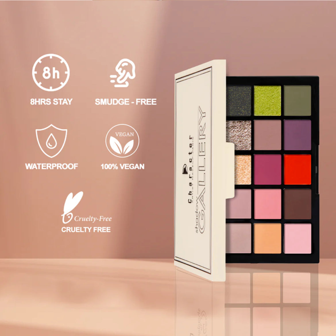 Character Shadow Gallery 20 Color Eyeshadow Palette - SGE002
