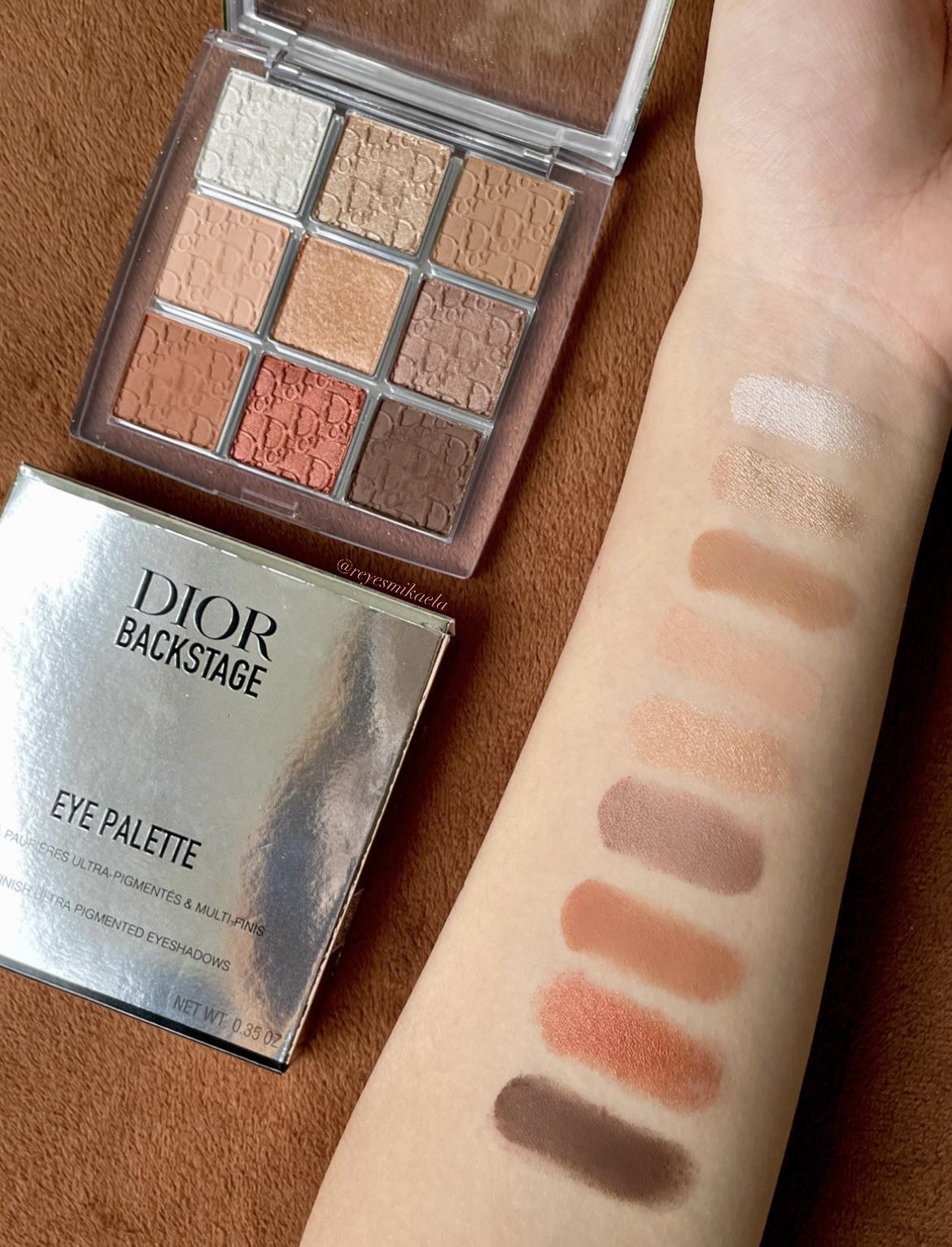 Dior Backstage eye palette Olydia Cosmetics