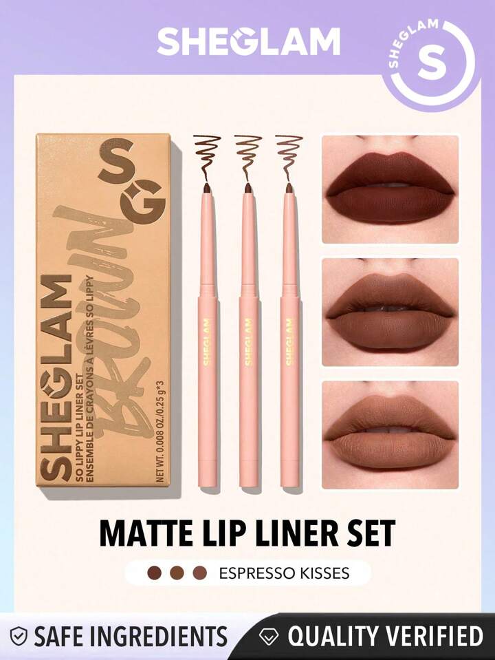 Sheglam So Lippy Lip Liner Set