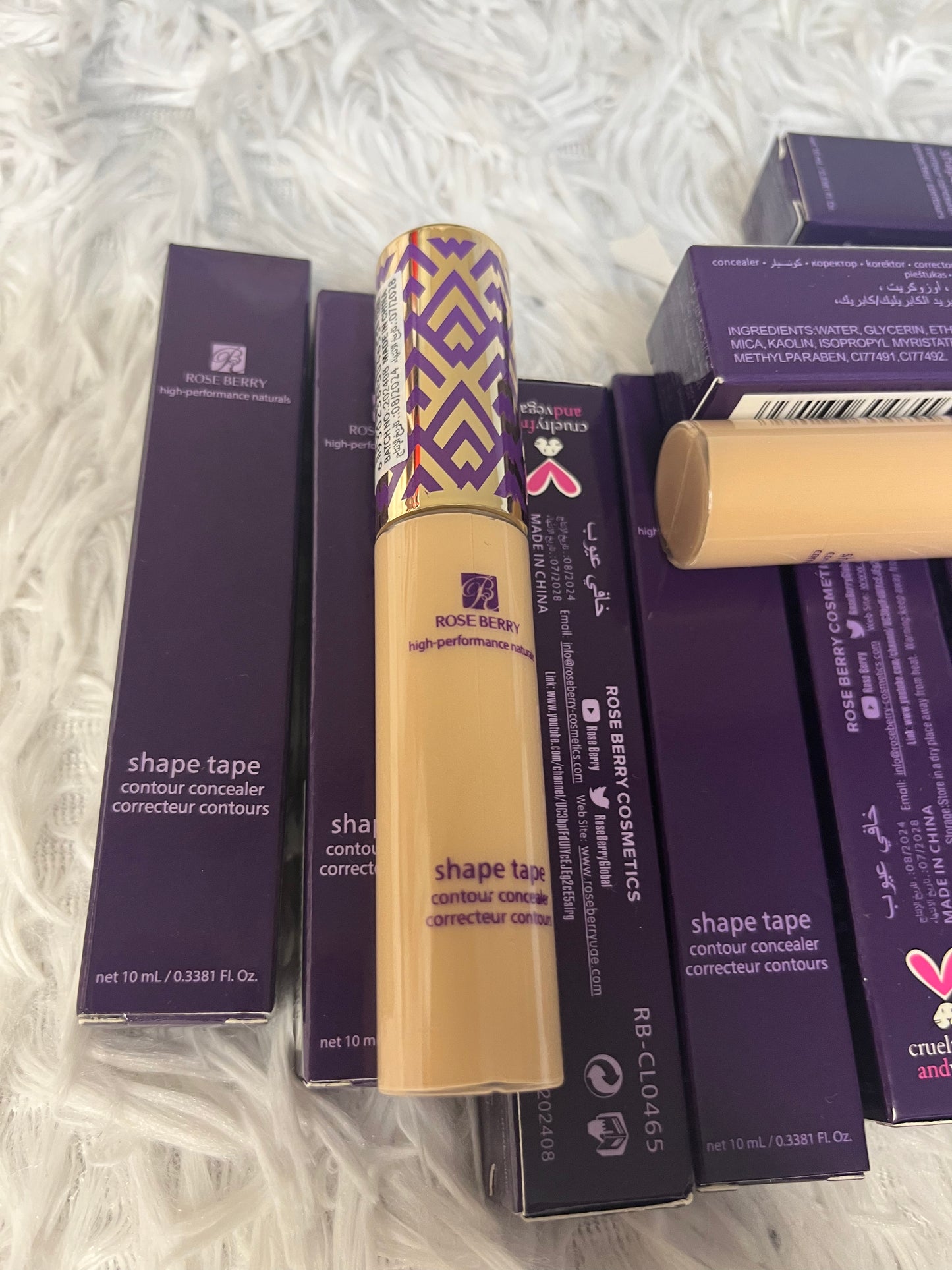 Rose Berry Shape Tape Double Duty Beauty Concealer