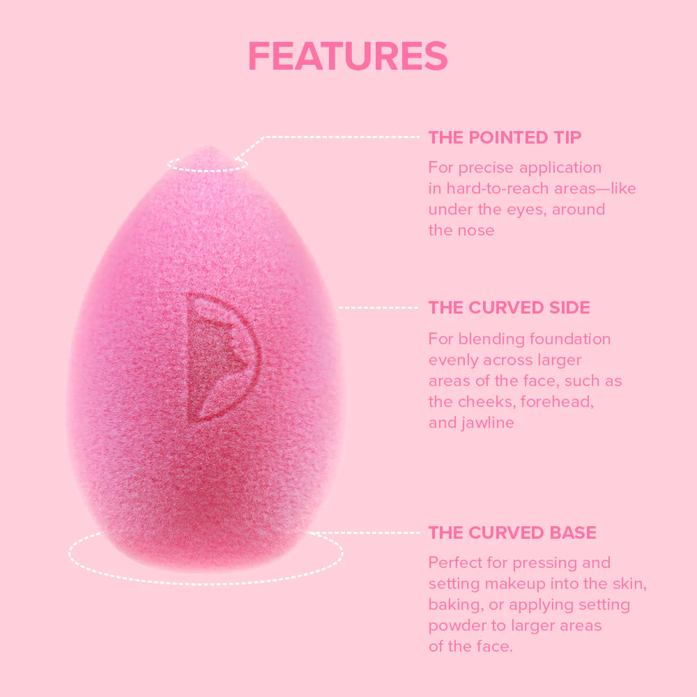 Character Microfiber Teardrop Beauty Sponge - CBT012 EGG PINK