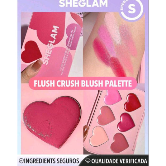 FLUSH CRUSH CREAM BLUSH PALETTE