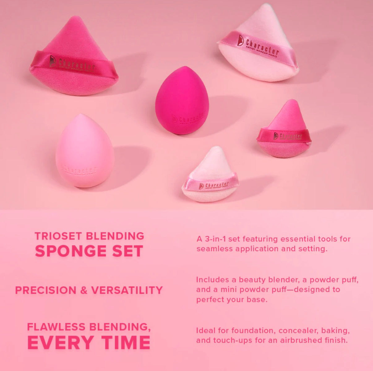 Character - Blending Sponge Set - CBT011