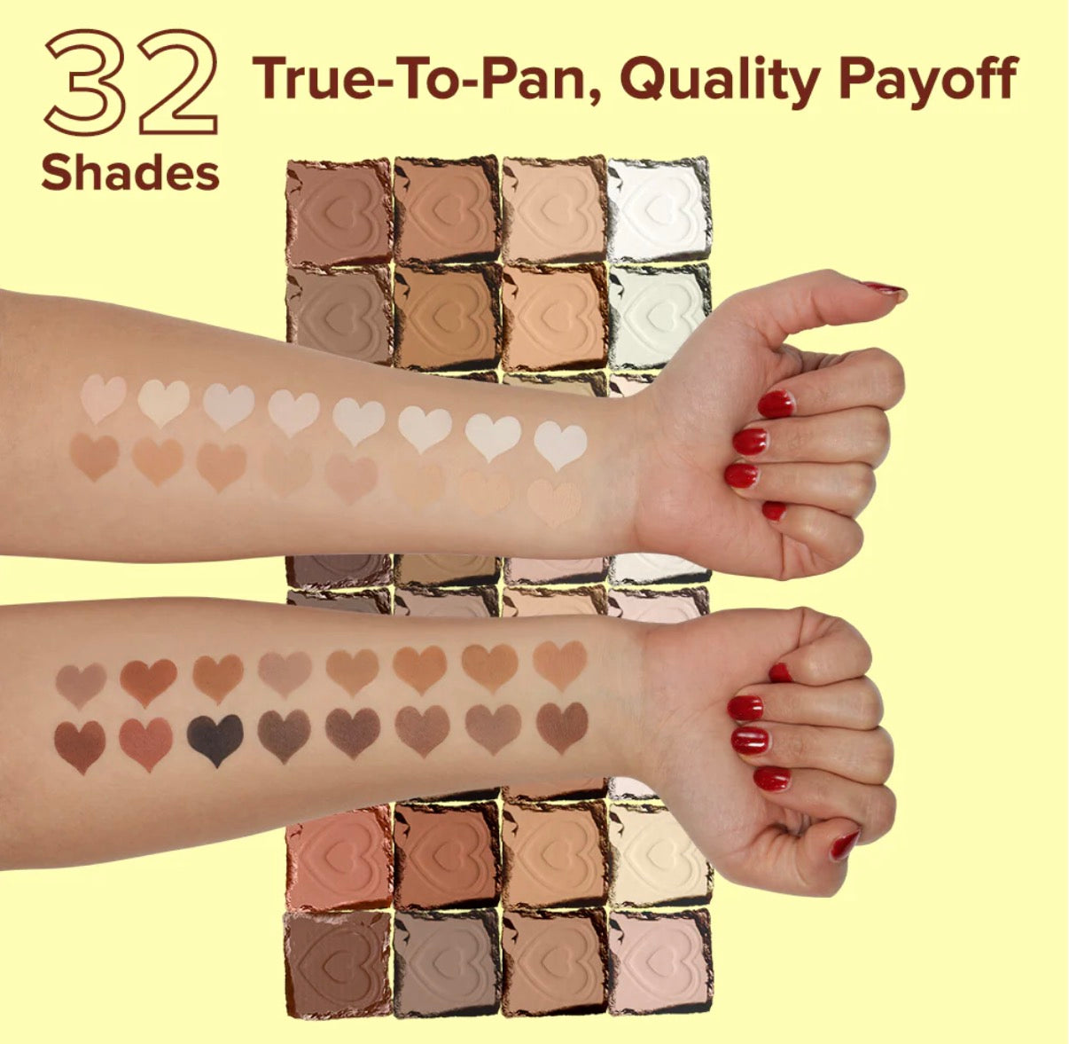 Forever 52 - Naturals 32 Color Eyeshadow Palette (NTR007)