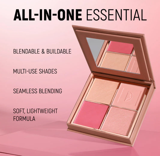 Character 4 Color Blush & Highlighter Palette (CGP003)