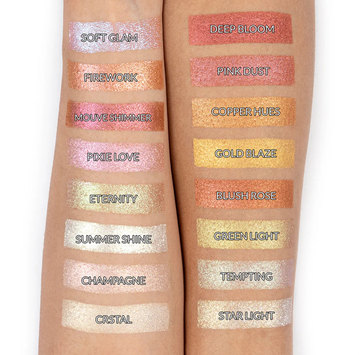 Forever 52 -Sparkle 8 Color Eyeshadow Palette - SKE001