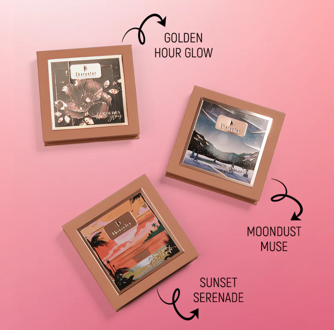 Character 4 Color Blush & Highlighter Palette (CGP001)