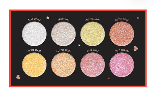 Forever 52 -Sparkle 8 Color Eyeshadow Palette - SKE001