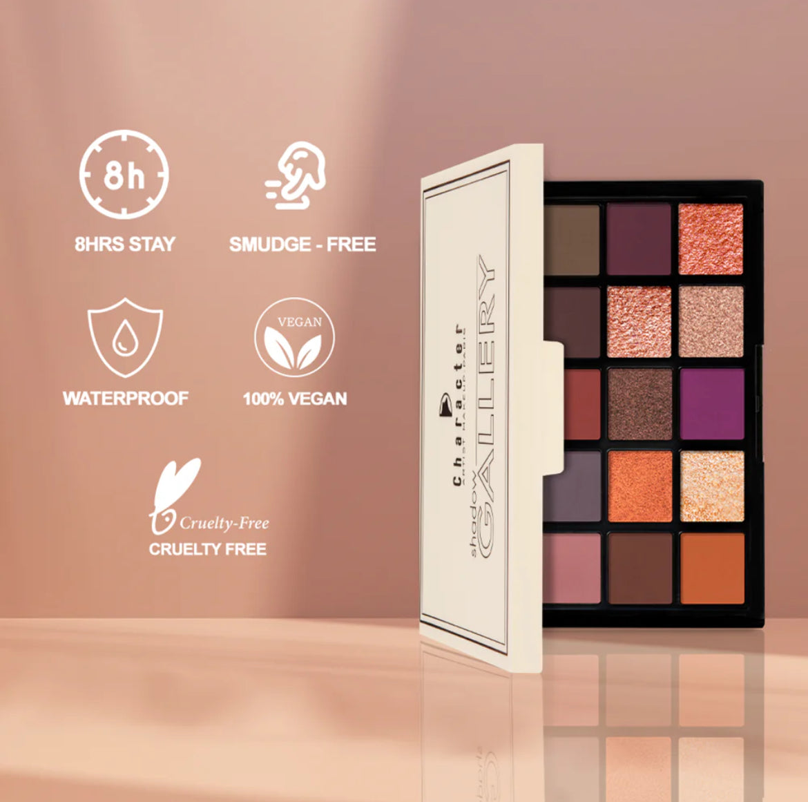 Character Shadow Gallery 20 Color Eyeshadow Palette - SGE001