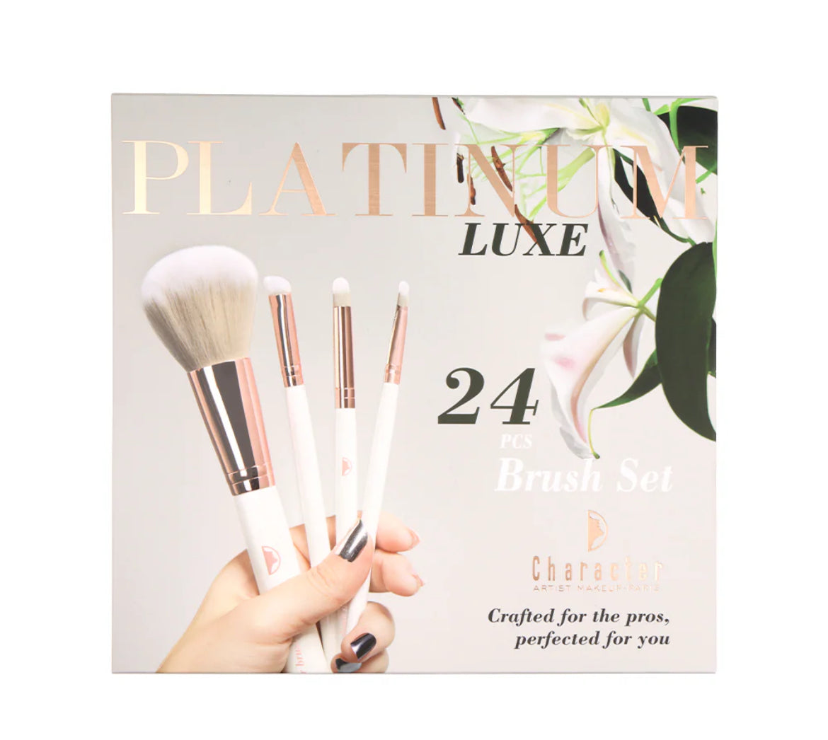 Character Platinum Luxe 24 Pieces Brush Set - CHX006