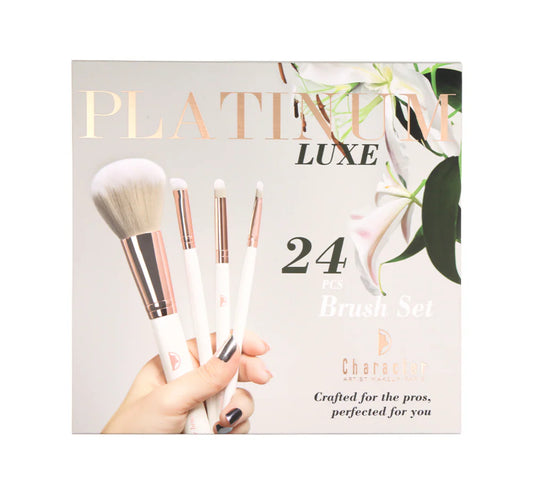 Character Platinum Luxe 24 Pieces Brush Set - CHX006