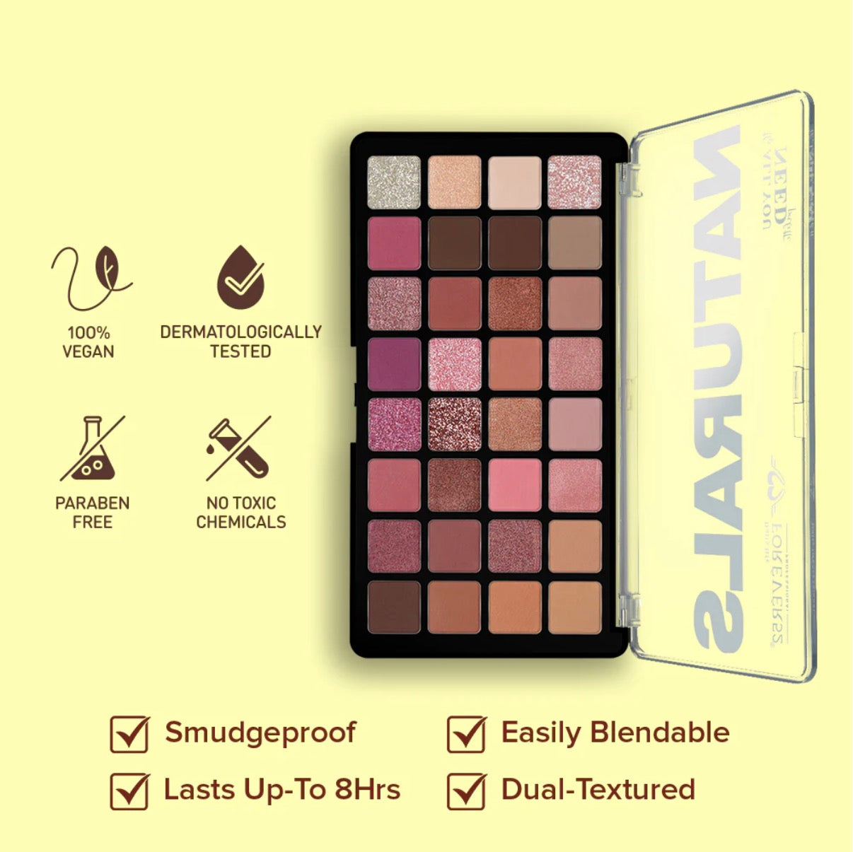 Forever 52 - Naturals 32 Color Eyeshadow Palette (NTR007)