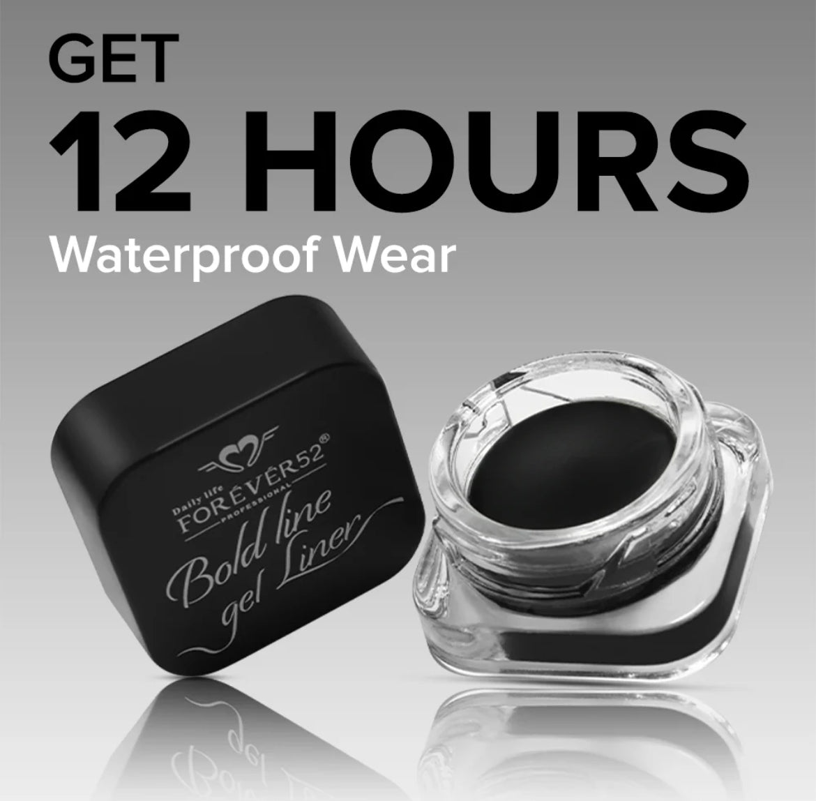 Forever 52 - Bold Line Gel Liner - ink Black (Crni) - BLE001