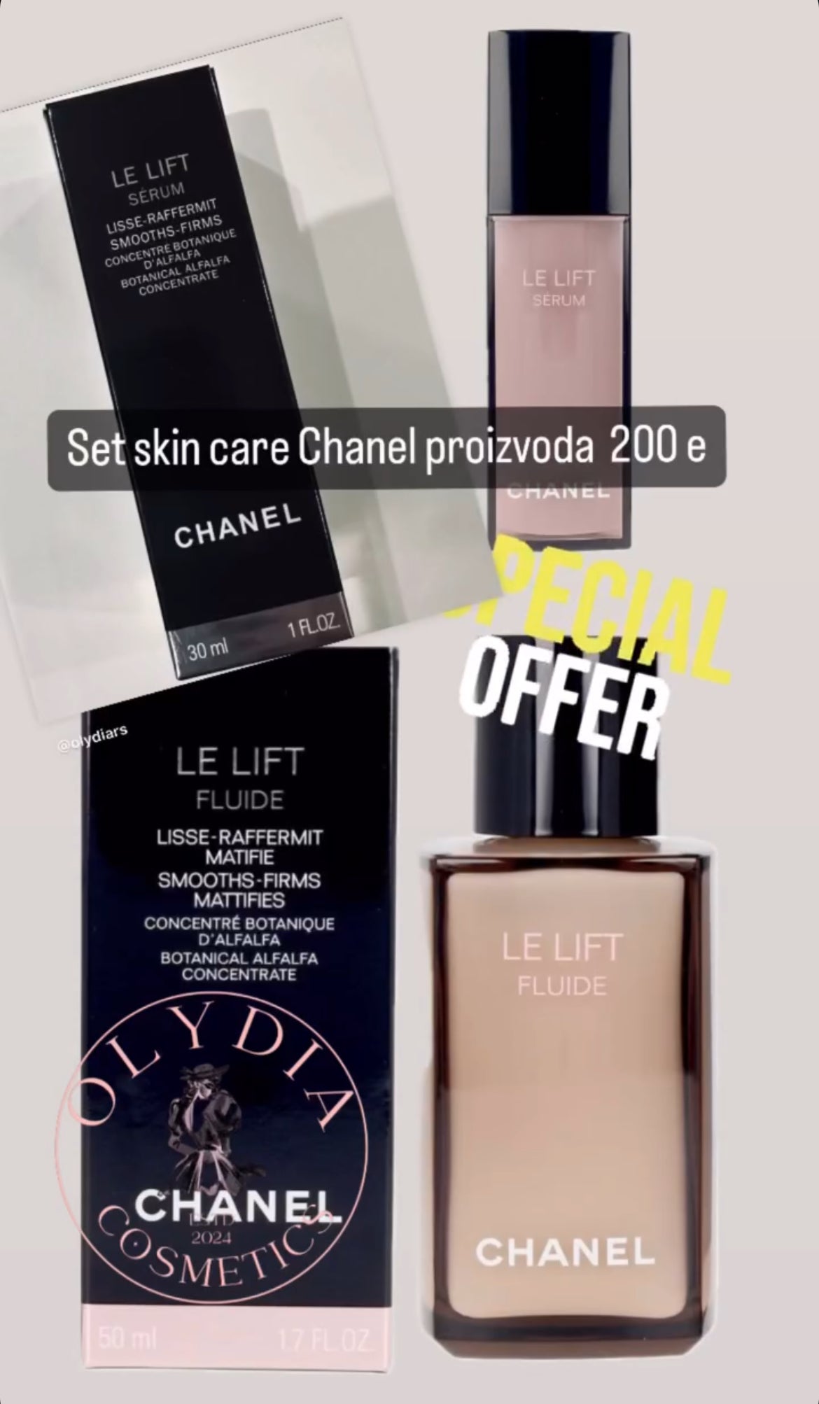 Chanel Le Lift Skin Care Set