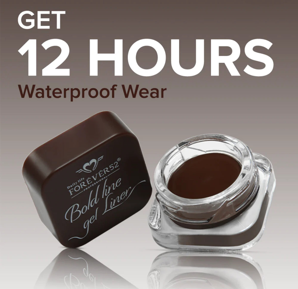 Forever 52 - Bold Line Gel Liner - Espresso Brown - BLE002