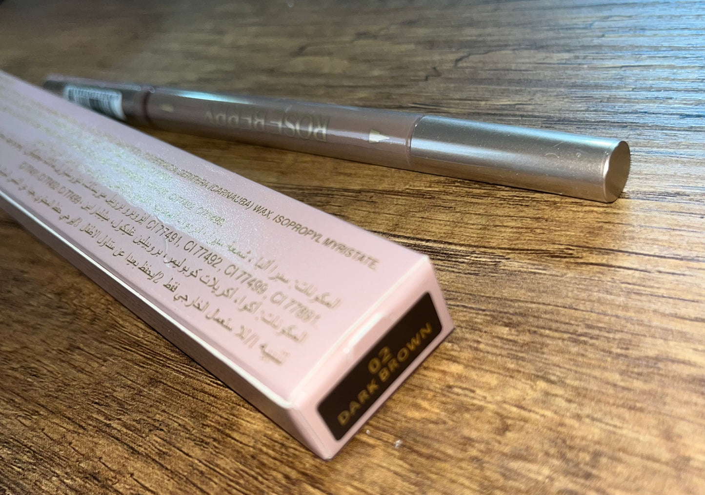 Rose Berry Brows on Demand 2-in-1 Brow Pencil | Dark Brown (02)