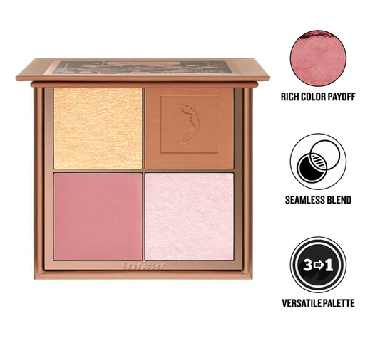 Character 4 Color Blush & Highlighter Palette (CGP001)
