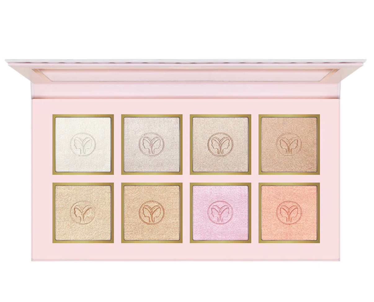 Future Makeup - 8 Color Highlighter Palette - FU7201