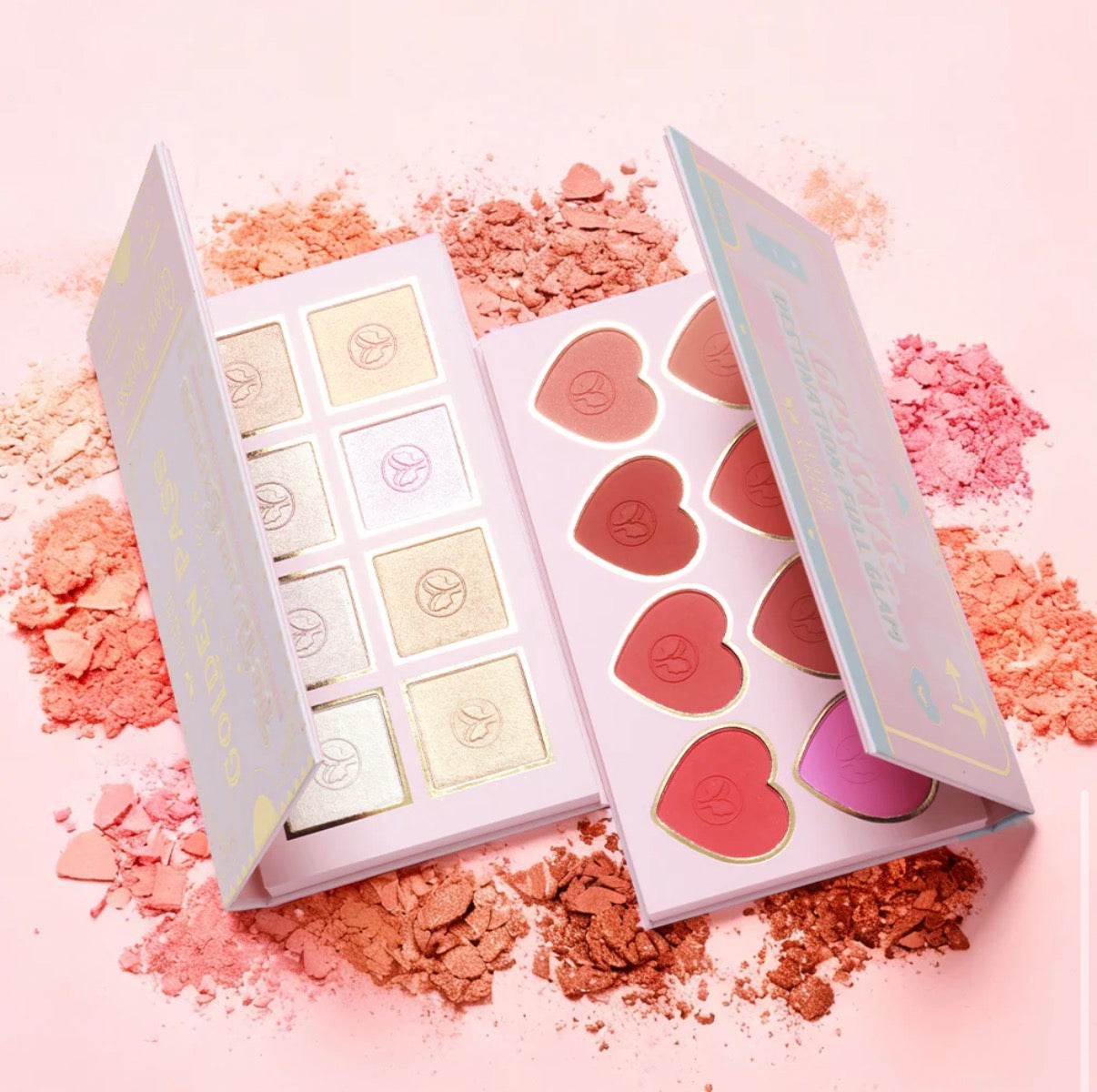 Future Makeup - 8 Color Highlighter Palette - FU7201