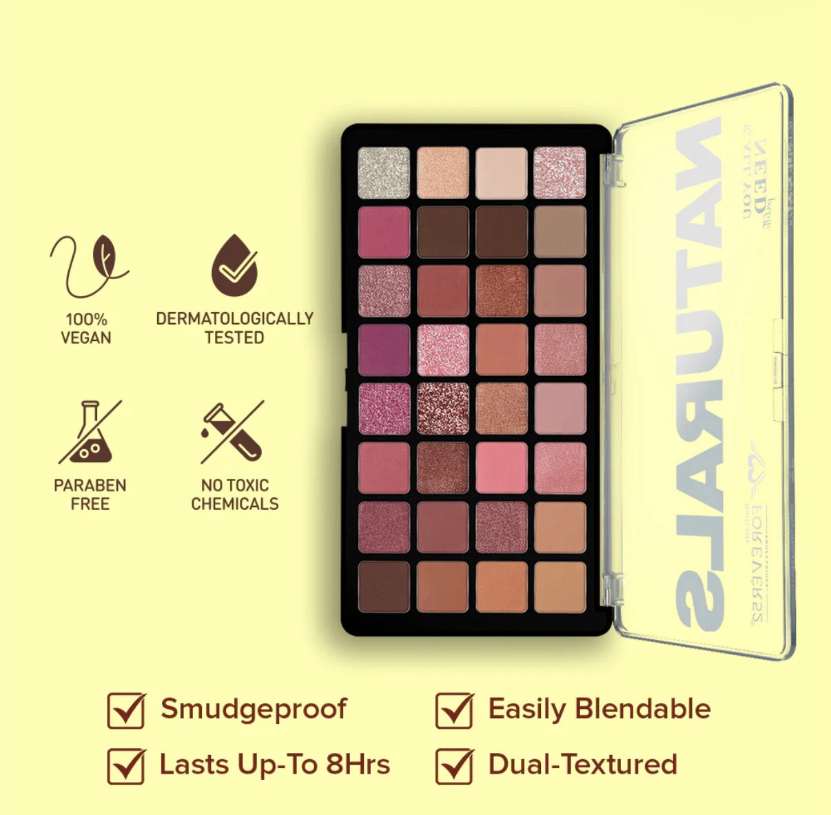 Forever 52 - Naturals 32 Color Eyeshadow Palette (NTR006)