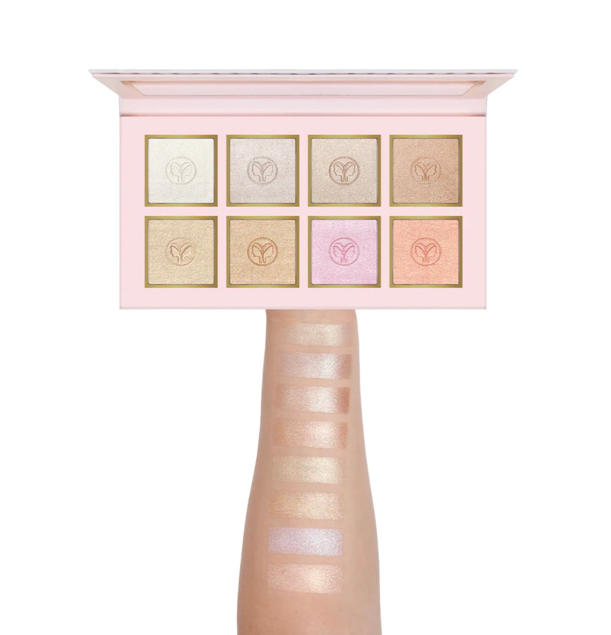 Future Makeup - 8 Color Highlighter Palette - FU7201
