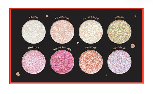 Forever 52 -Sparkle 8 Color Eyeshadow Palette - SKE002