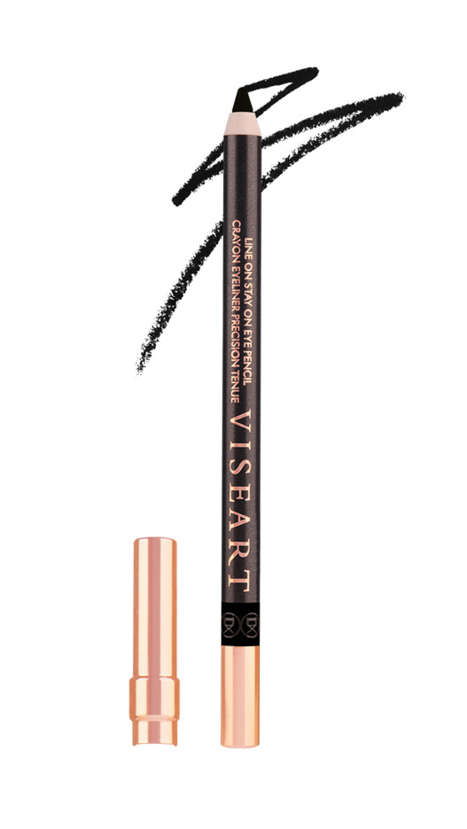 VISEART LINE ON STAY ON EYE PENCIL (BLACK-01)