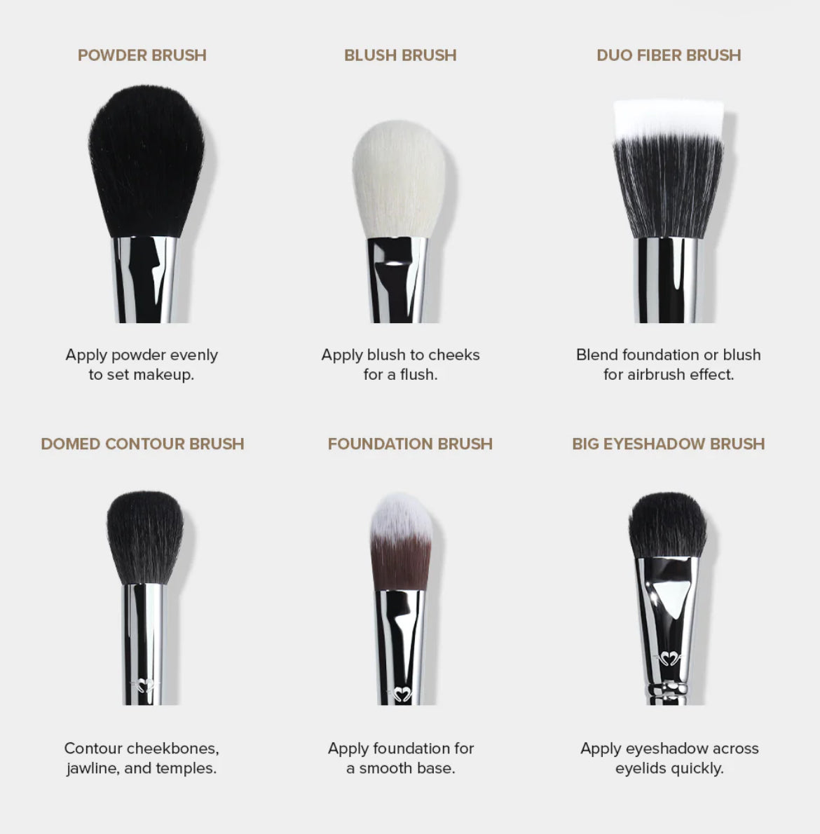 Forever 52 - Academic 18 Pieces Brush Kit - XZ024