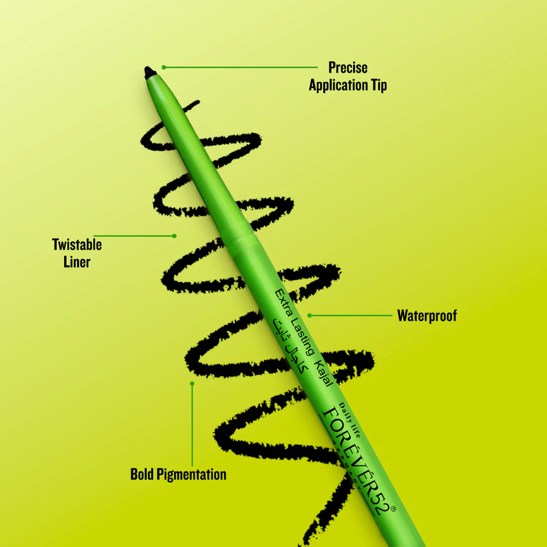 Forever 52 - Extra Lasting Kajal - G101 (Made in Germany)