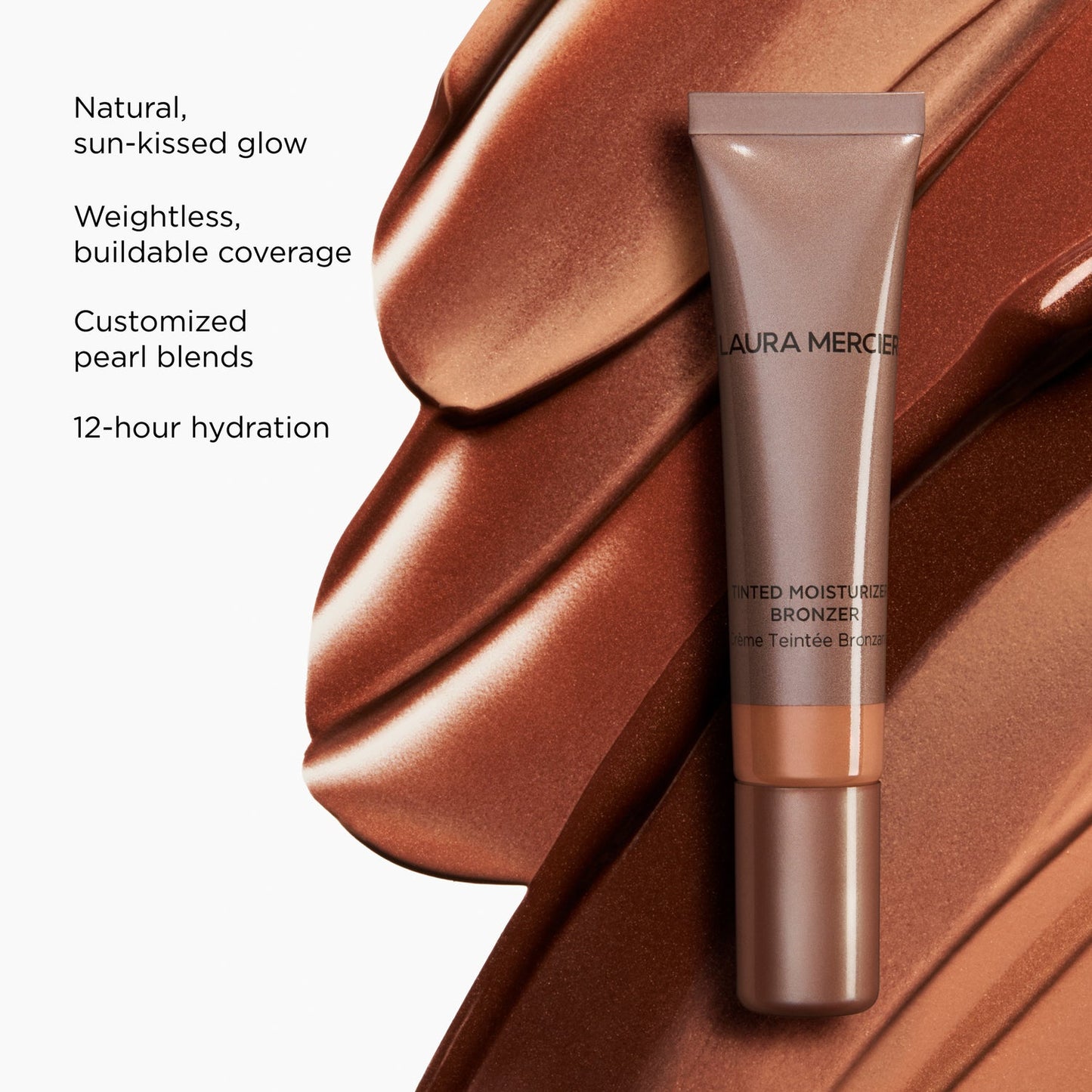 Laura Mercier Tinted Moisturizer Bronzer (05 - Sunstone)
12HR of hydration, Buildable coverage, Non-Comedogenic.