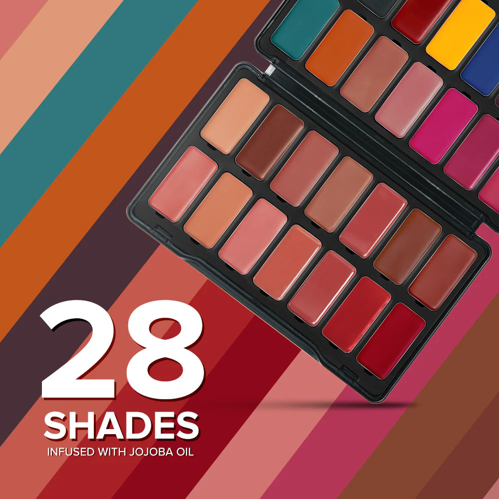 Forever 52 - Showstopper 28 Color Lip Palette (SHL001)